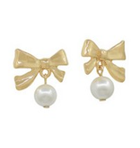 Meghan Browne Style EAR: SAX GOLD PEARL