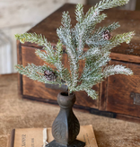 Lancaster & Vintage 16" Frosted White Spruce Pick
