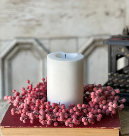 Lancaster & Vintage 12" | 6" Frosted Fizzy Berry Candle Ring