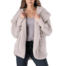 Hello Mello Comfort Zone Packable Cardigan Polar Gray