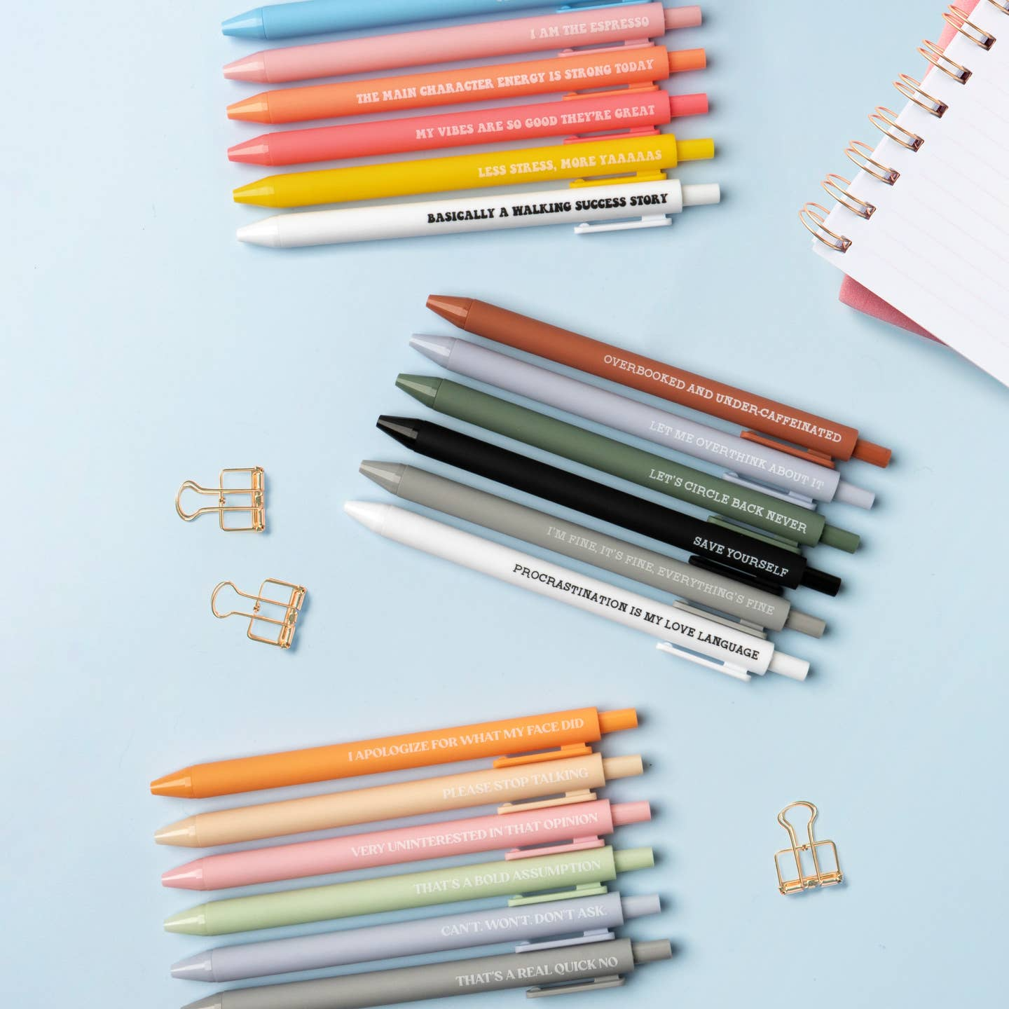 Crush Warmest Regards Quote Pen Set (various)