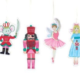 FLEURISH NUTCRACKER LACQUER FINISHED WOODEN ORNAMENT (VARIOUS)