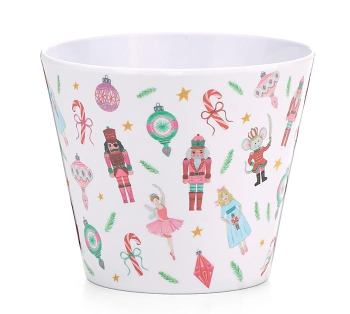 FLEURISH NUTCRACKER DECORATIVE BUCKET