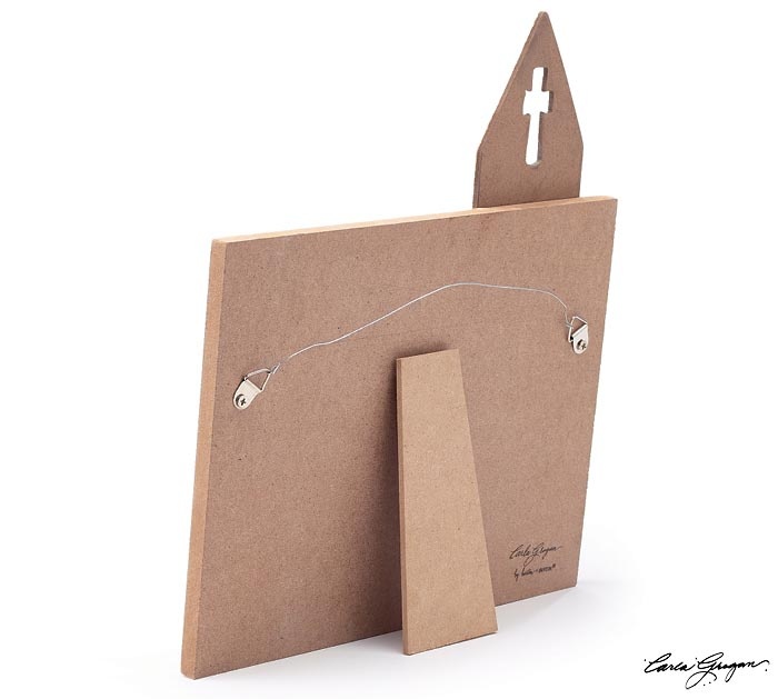 FLEURISH OH COME LET US ADORE HIM ART (EASEL BACK OR HANG WITH ATTACHED WIRE)