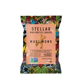Stellar Snacks Sm Bag-Stellar Pretzel Braids - Maui Monk - 0.5oz