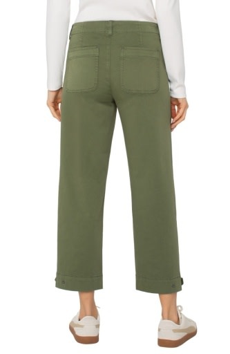 Liverpool Los Angeles utility crop w/ tab hem
