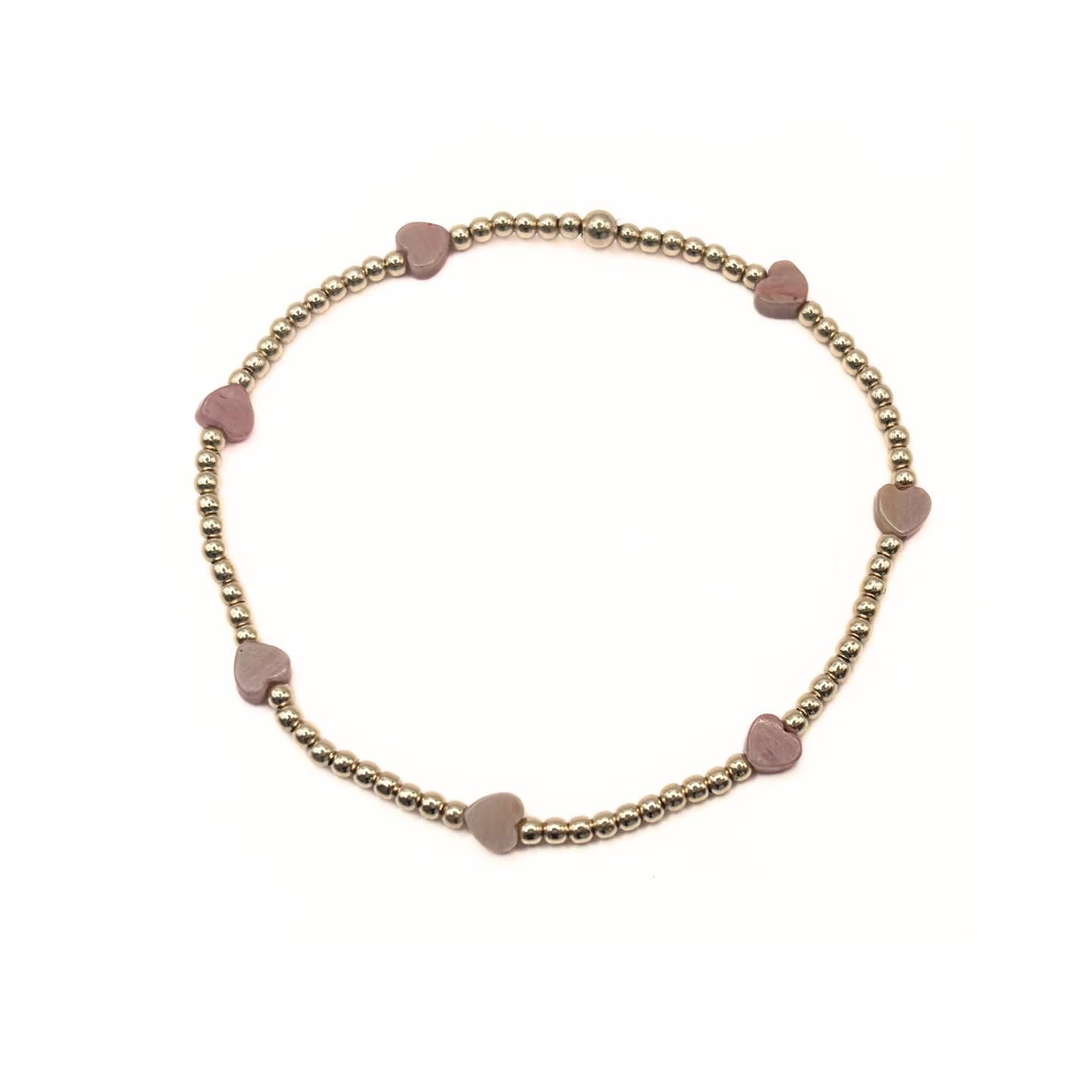 Erin Gray The Love Bracelet in Lilac Natural Stone