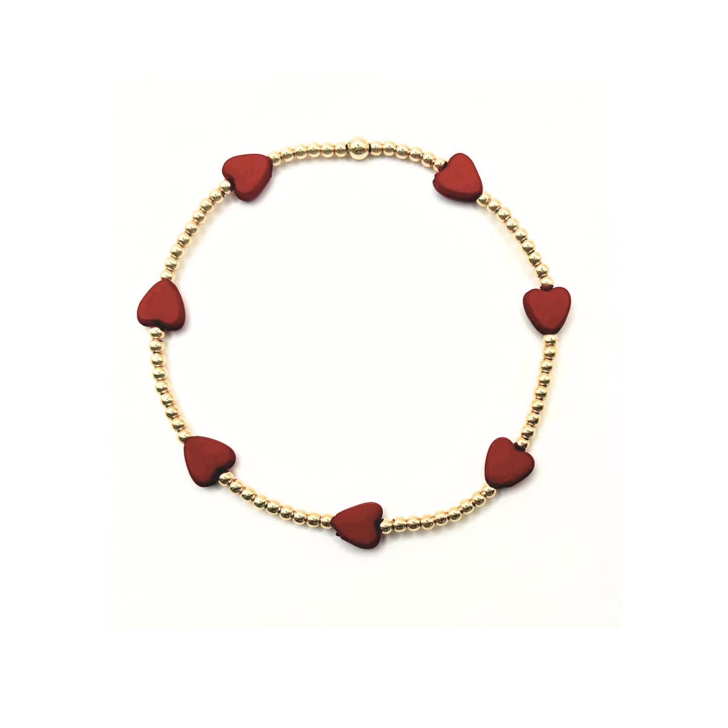 Erin Gray The Love Bracelet in Red Natural Stone