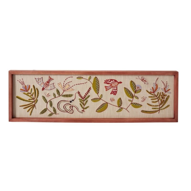 FLEURISH Cream Andalusia Wall Art 40"x 12.25"