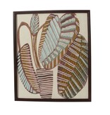 FLEURISH Hatha Leaf  Wall Art 26.75"x 32"