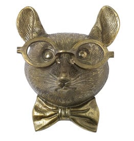 Eric + Eloise Louie Mouse E+E Brass Wall Mount (mouse)