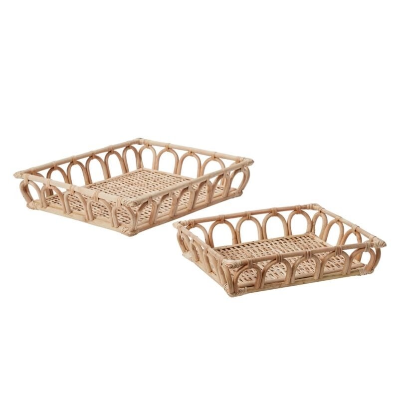FLEURISH Grazia Tray Set of 2 - 12"/16"