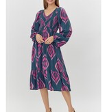 Jodifl Teal Print Dress