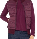 Liverpool Los Angeles sleeveless quilted front full zip sweater vest