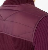 Liverpool Los Angeles sleeveless quilted front full zip sweater vest