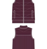 Liverpool Los Angeles sleeveless quilted front full zip sweater vest