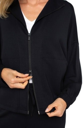Liverpool Los Angeles zip up funnel neck jacket