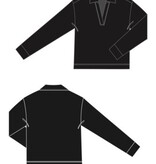 Liverpool Los Angeles v-neck popover w/collar