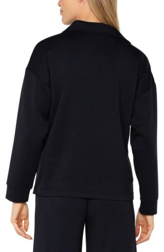 Liverpool Los Angeles v-neck popover w/collar