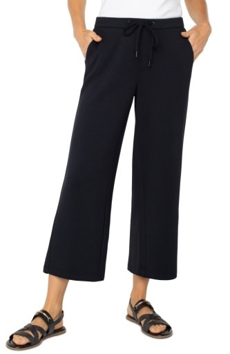 Liverpool Los Angeles pull on wide leg crop trouser