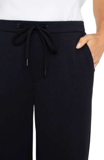 Liverpool Los Angeles pull on wide leg crop trouser