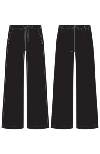 Liverpool Los Angeles pull on wide leg crop trouser