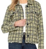 Liverpool Los Angeles cargo shacket w/ fray