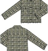 Liverpool Los Angeles cargo shacket w/ fray