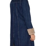 Liverpool Los Angeles sherpa trimmed notch collar jacket 38' hps