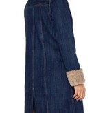 Liverpool Los Angeles sherpa trimmed notch collar jacket 38' hps