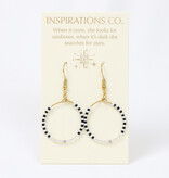 Inspiration Hoops Silver/Black/White Hoops