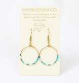 Inspiration Hoops Sea Beaded Hoops