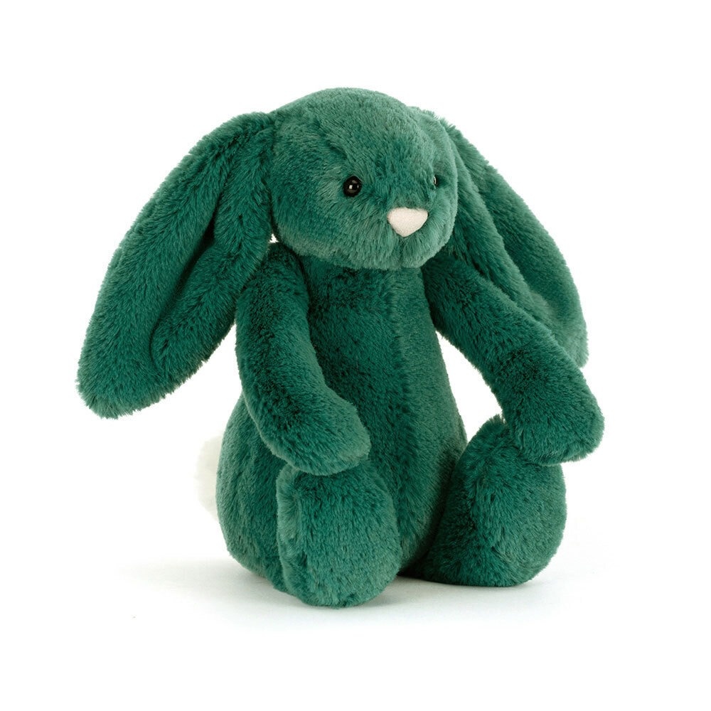 Jellycat Teal Little Bashful Christmas Bunny