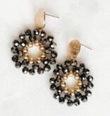 Lou & Co. Hematite Burst Dangle Earrings