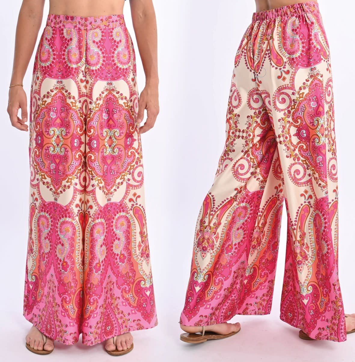 Molly Bracken Pink Daphne  Ladies Woven Pants