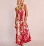 Molly Bracken Pink Daphne Ladies Woven Dress