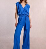 Molly Bracken Blue Ladies Knitted Jumpsuit