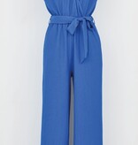 Molly Bracken Blue Ladies Knitted Jumpsuit
