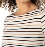 Liverpool Los Angeles long sleeve boat neck knit top