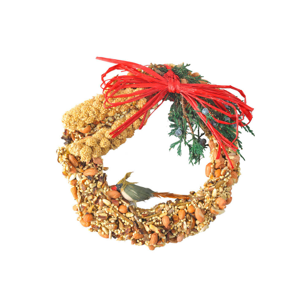 Mr. Bird Bird Seed Rustic Wreath 6"
