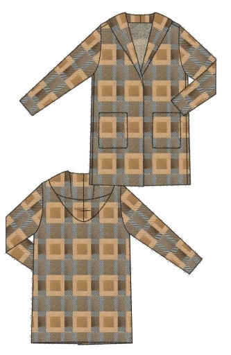 Liverpool Los Angeles long sleeve open front coatigan sweater coat w / hood