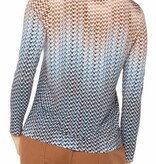 Liverpool Los Angeles long sleeve boat neck knit top