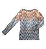 Liverpool Los Angeles long sleeve boat neck knit top