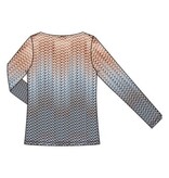 Liverpool Los Angeles long sleeve boat neck knit top