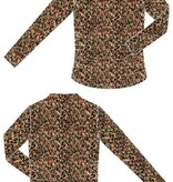 Liverpool Los Angeles longsleeve pleated mock neck knit top w shirring