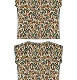 Liverpool Los Angeles sleeveless shoulder pleat boat neck knit top