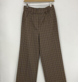 Democracy Brown Multi 27/22” “AB” Leisure Skyrise Wide Leg Pull On W/ Side Panel