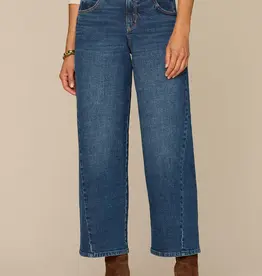 Democracy Blue 28/19” “AB” Solution High Rise Barely Barrel W/ Forward Side Panels