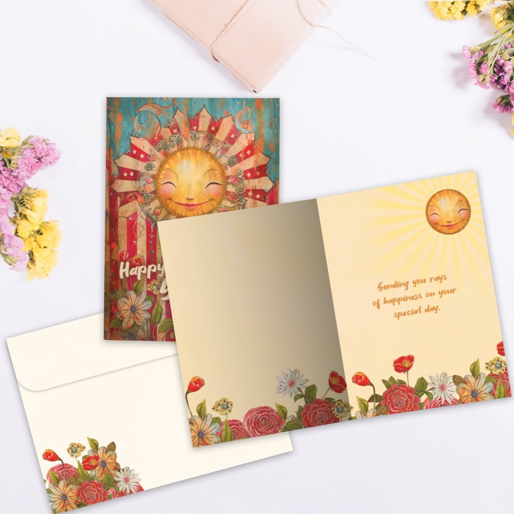 Happy Sunshine Birthday Greeting Card
