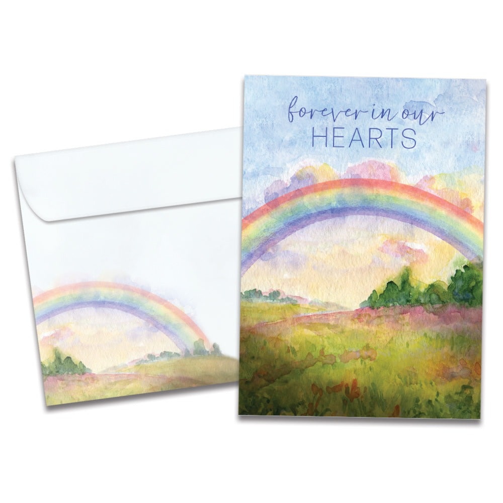 Rainbow Bridge Pet Sympathy Greeting Card